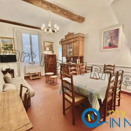 Riviera - Barillerie 3 - Vieille 50m De La Plage- 4 Pieces - Ac Apartamento Niza