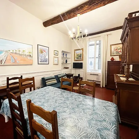 Riviera - Barillerie 3 - Vieille 50m De La Plage- 4 Pieces - Ac 3* Nice